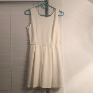Super chic cream cocktail dress